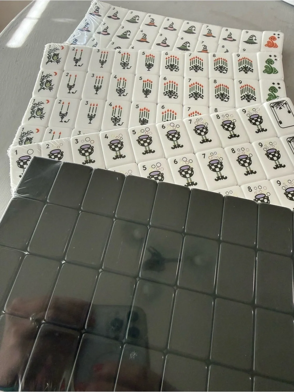 NEW UNOPENED HALLOWEEN MAHJONG TILES